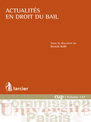 cover image of Actualités en droit du bail